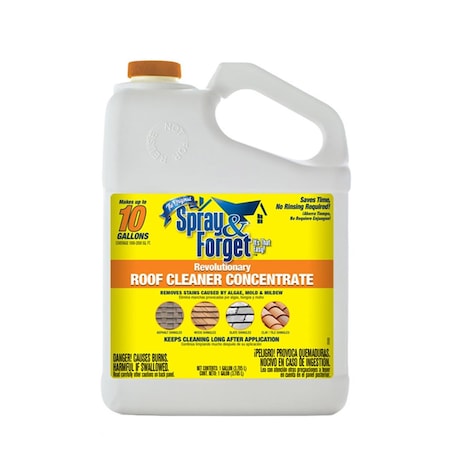 Spray & Forget 1 gal Roof Cleaner Liquid, 4PK 7002830